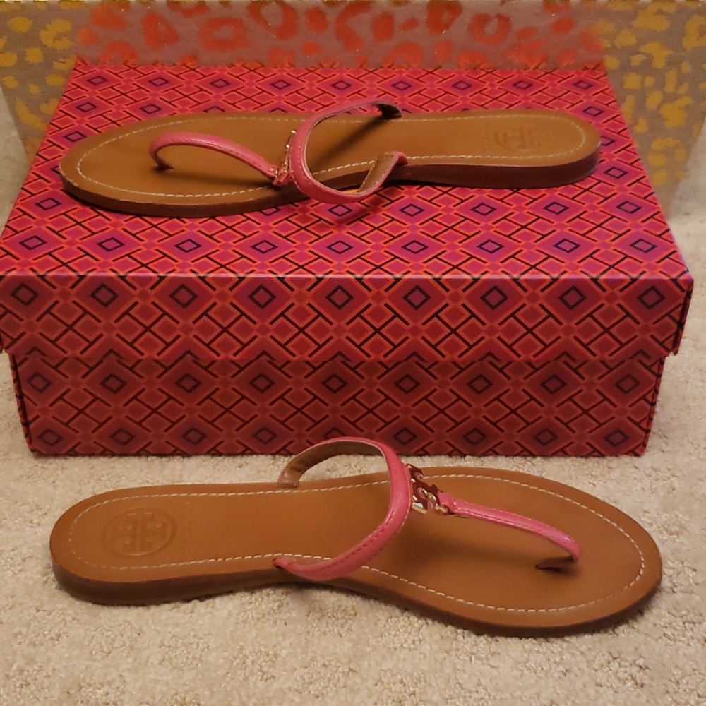 Pink Tory Burch Thong Sandal